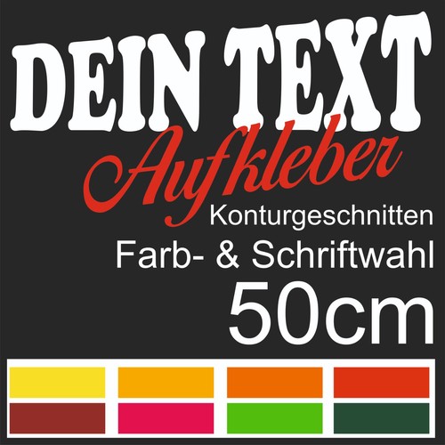 50cm wunschtext diy name auto - 50cm,